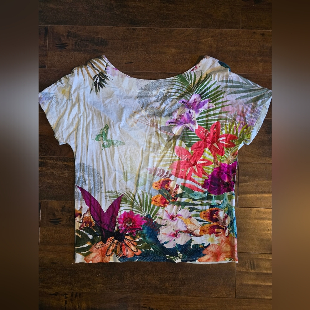 BOGO Desigual Floral Print Women's Top